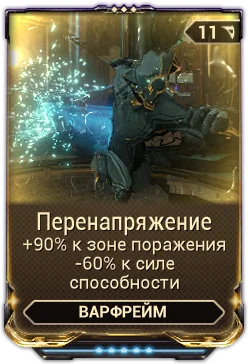 Карточка мода «Перенапряжение»